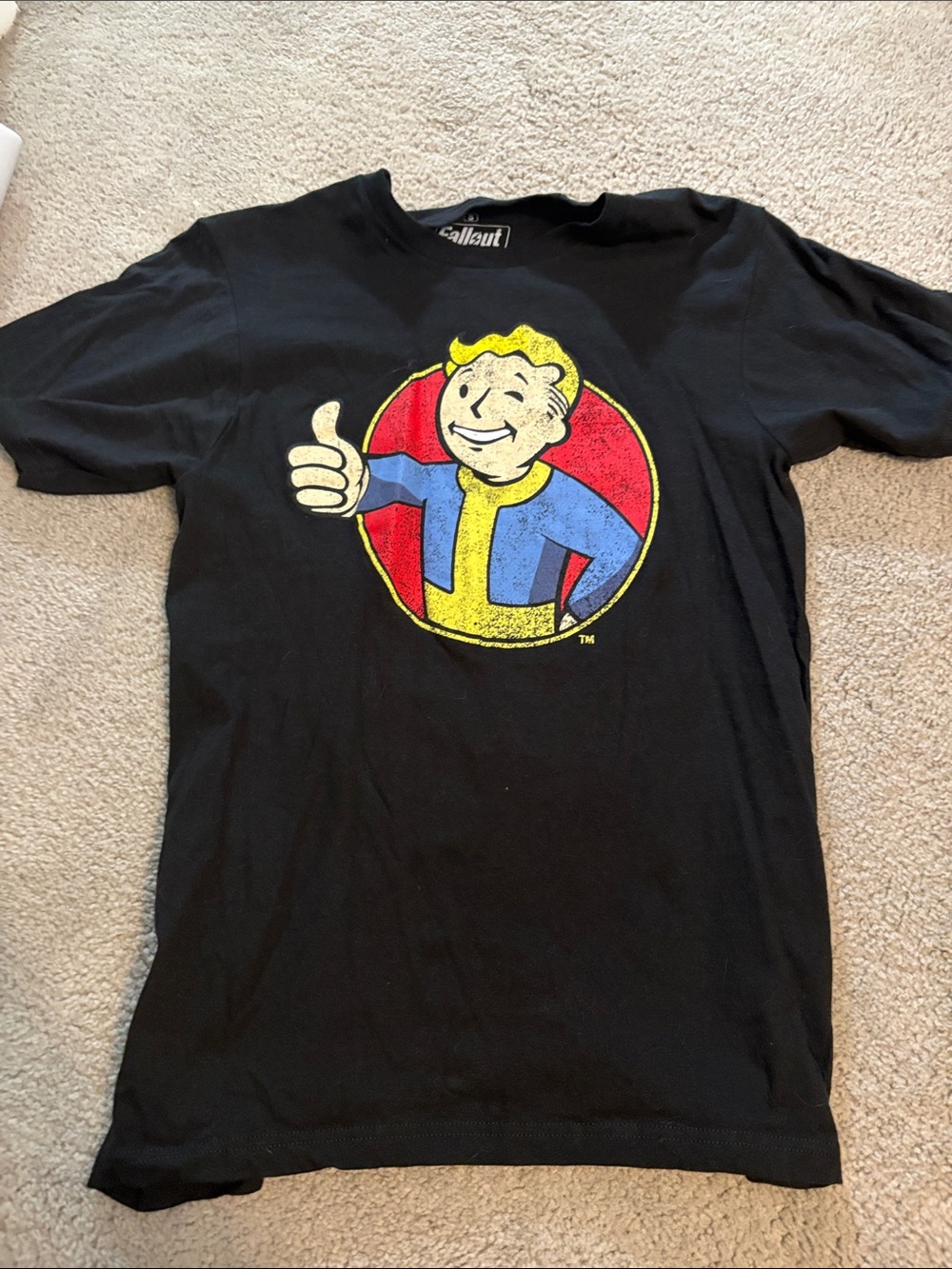 Black Vault Boy Graphic Tee - Licensed Men’s Shirt